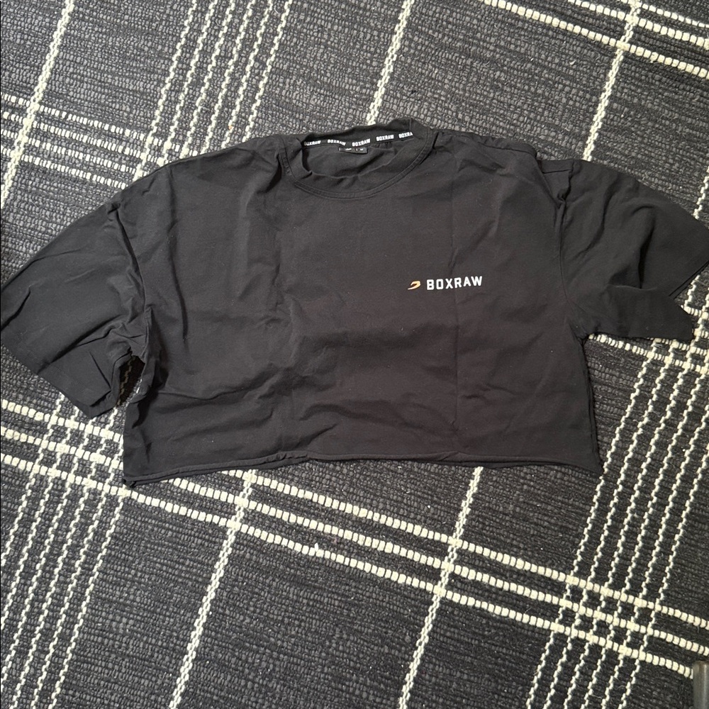 Boxraw Black Crop Top for Women